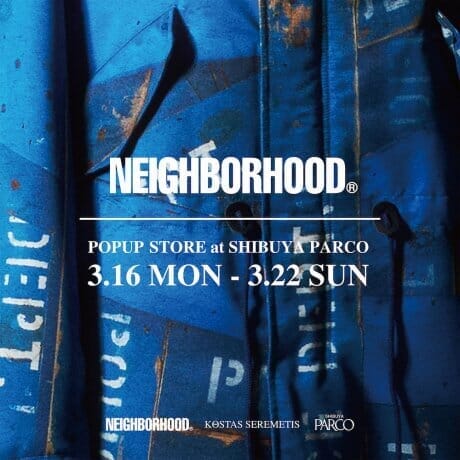 Neighborhood's pop-up store is now being held at Shibuya Parco.