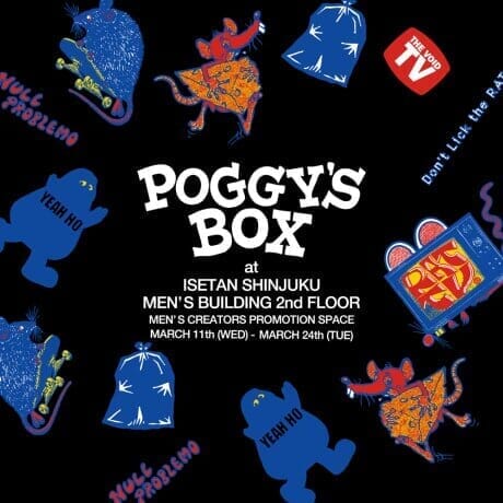 A gorgeous collaboration box! Poggy's Box, edited by Motofumi "Poggy" Ogi, is coming to Isetan Shinjuku Men's Building.