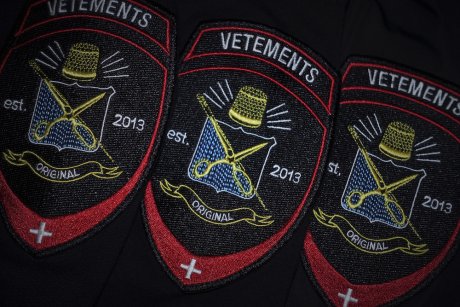 Series "Aspiring Masterpieces" No.141 The last Vetements logo created by Demna is the Russian riot police.