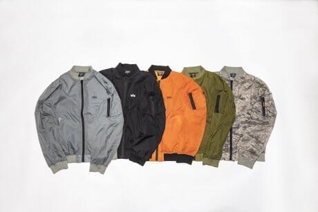 アルファ インダストリーズがL-2Bをパッカブル仕様にリファイン。鮮度抜群の一着です。