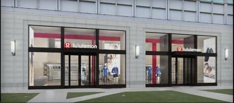 When it comes to stylish athletic wear, this is the place to go. Lululemon's new store in Roppongi.