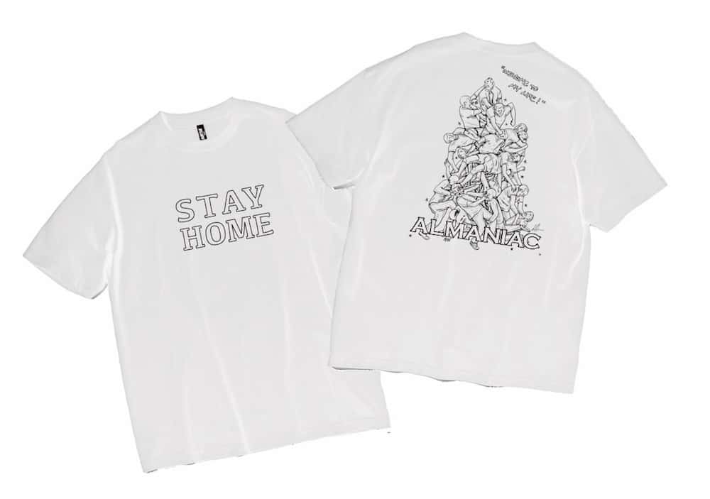 アルマニアックが製作したstay Homeなtシャツは 明日の11 00から予約受付スタートです News Houyhnhnm フイナム