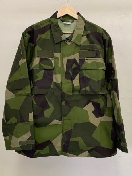 Scandinavian camo is super cool! Watch out for the Swedish Army military shirts.