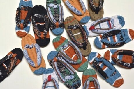 Hagire into zori. An innovative pair by Filmerange and footwear maker Sekizuka.