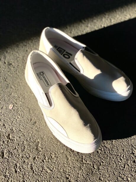 10匣とコンバース。即完コラボレーションの第2弾はオールホワイトで。