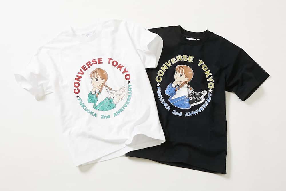 コンバース トウキョウ福岡店の2周年記念 今をときめく女性イラストレーター3名を起用したtシャツがずらり News Houyhnhnm フイナム