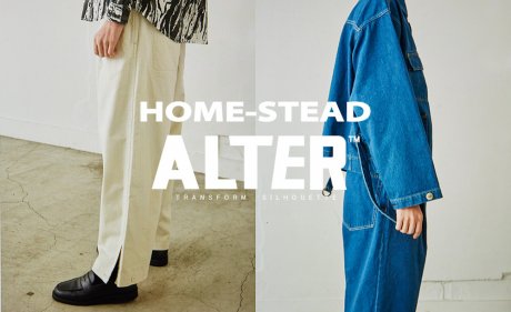 J.S.ホームステッドが提案するALTER / CONVERTシリーズ。チノとデニムがトランスフォームするんです。