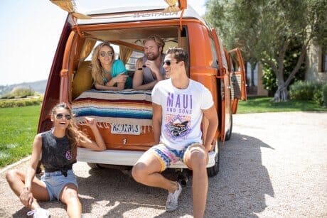 Maui and Sands, where you can feel the breeze of the American West Coast and the endless pleasantness.