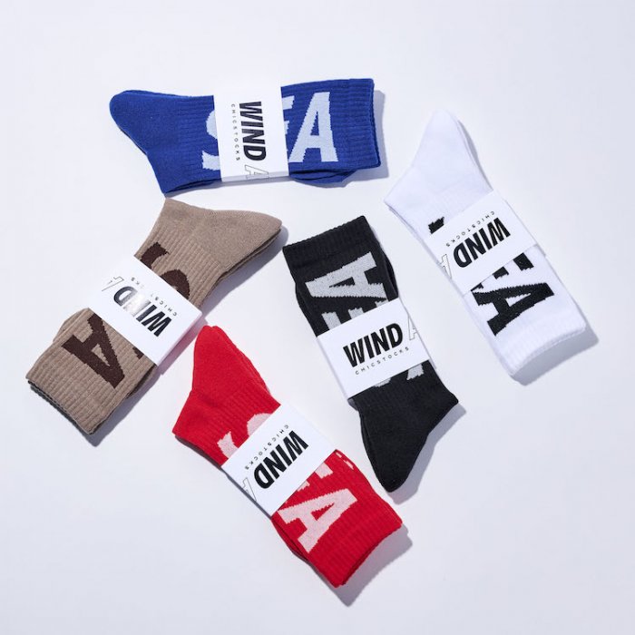 The second collaboration socks between Sixtox and WIND AND SEA. A fresh sea breeze on your feet.