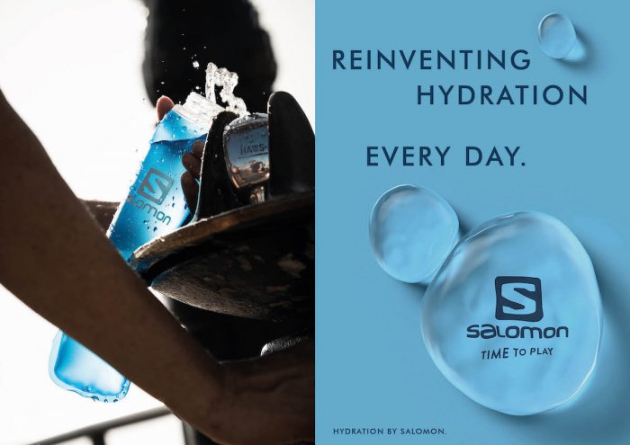 Now available with a filter to filter natural spring water! Salomon's hydration has been significantly updated.