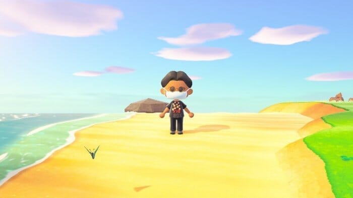 仮想世界でもおしゃれにね。どうぶつの森で10匣を着られるようになりました。