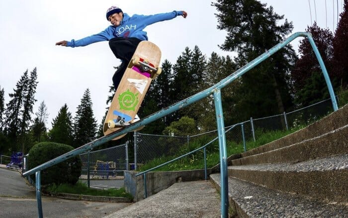 Noah's capsule collection pays homage to 80's surf and skate culture.