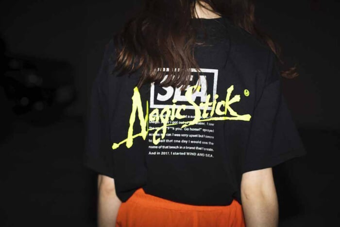 Aces of the street scene rub shoulders! The first collaboration by WIND AND SEA and Magic Stick.