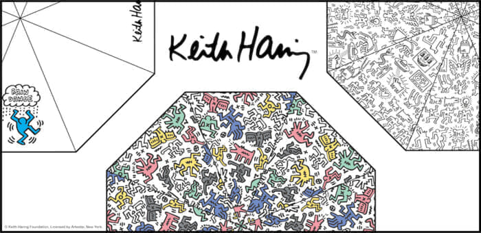 セブンイレブンのビニール傘にキース・へリング降臨。エコでアートでいい気分！