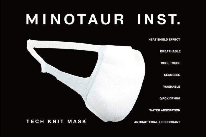 Prepare for a hot and humid summer. Minotol Inst. will be offering a no-sew technical knit mask.