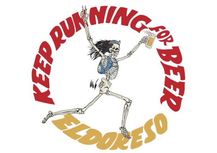 ELDORESO エルドレッソ KEEP RUNNING FOR BEER T m10205050270_1.jpg?1747700237