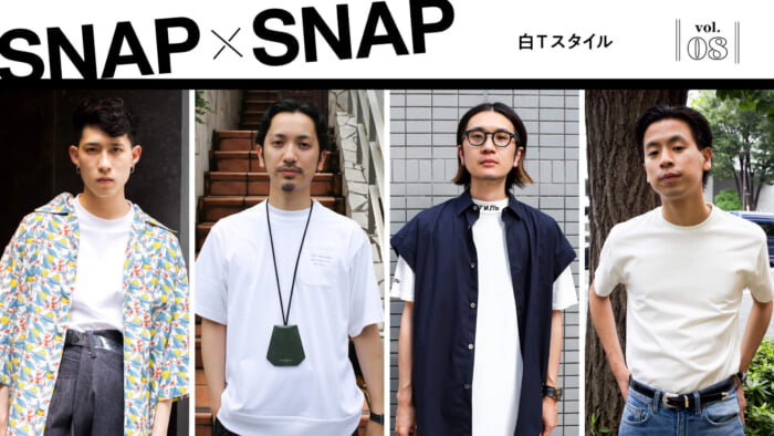 SNAP×SNAP vol.8 White T Style