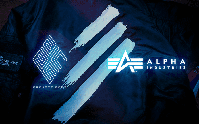 Ace-class full-length work. Alpha Industries and Ace Combat collaborated on this T-shirt!