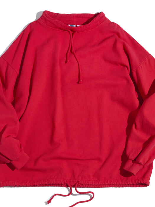 I'm sick of the scorching sun and the pouring sweat, so I'm thinking about the next season in a bright red smock.