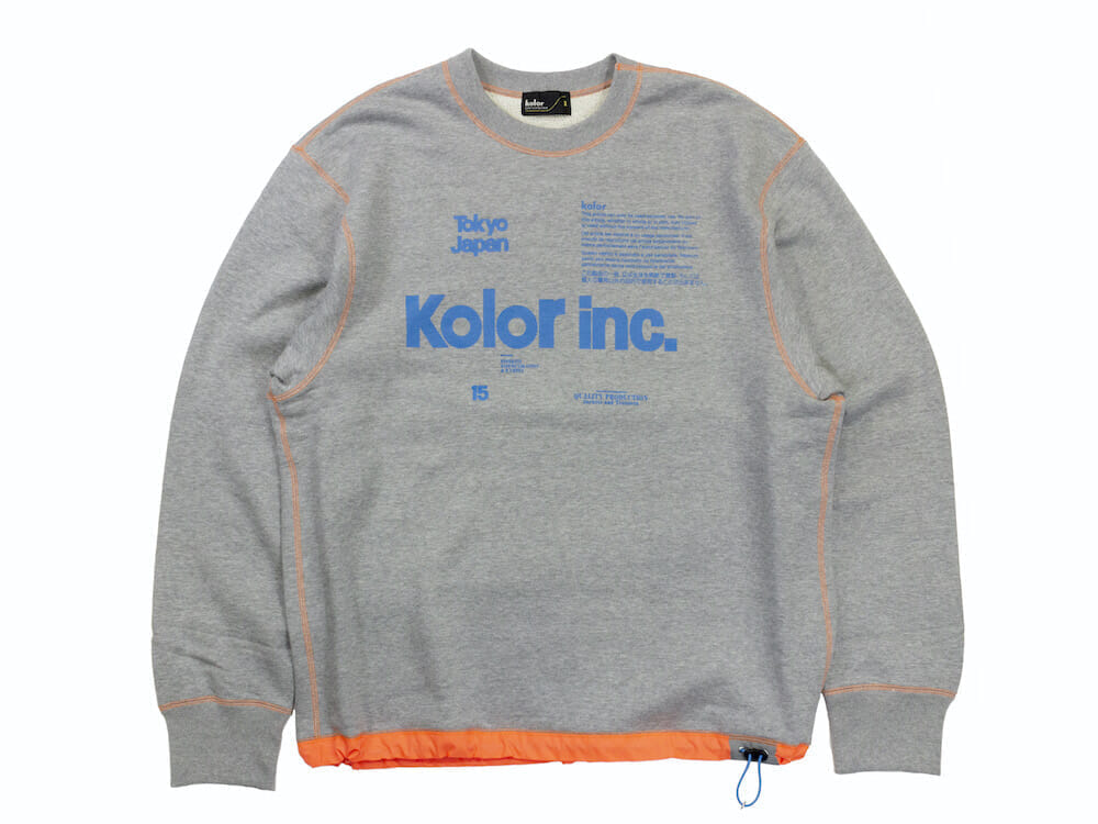 【美品】kolor BEACON ポップアップツアー限定 スウェットシャツ【Ｓ】