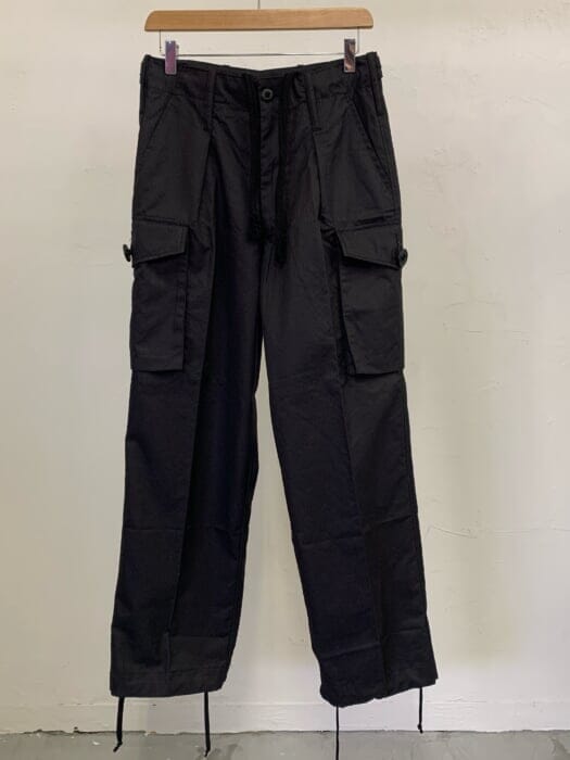 Jet-black military pants worn by the world's most powerful elite troops.