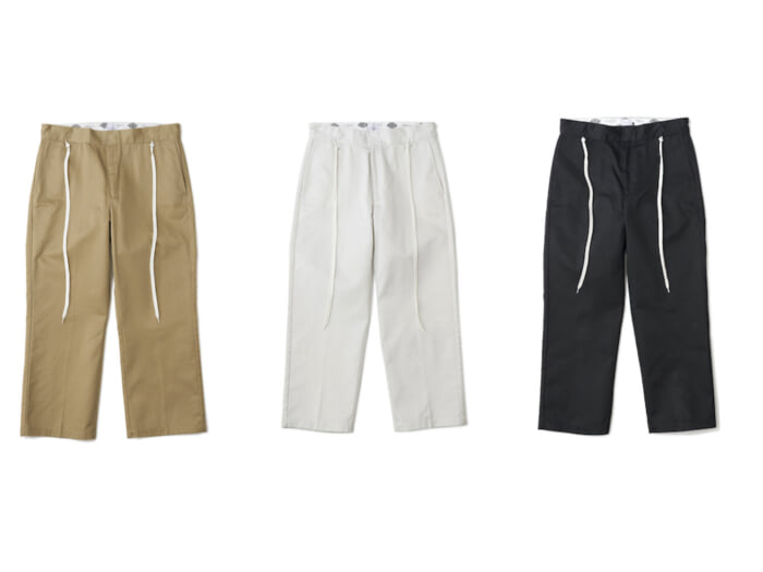 大きめサイズがちょうどいい。エフィレボルの定番パンツがディッキーズとのコラボレーションで登場します。