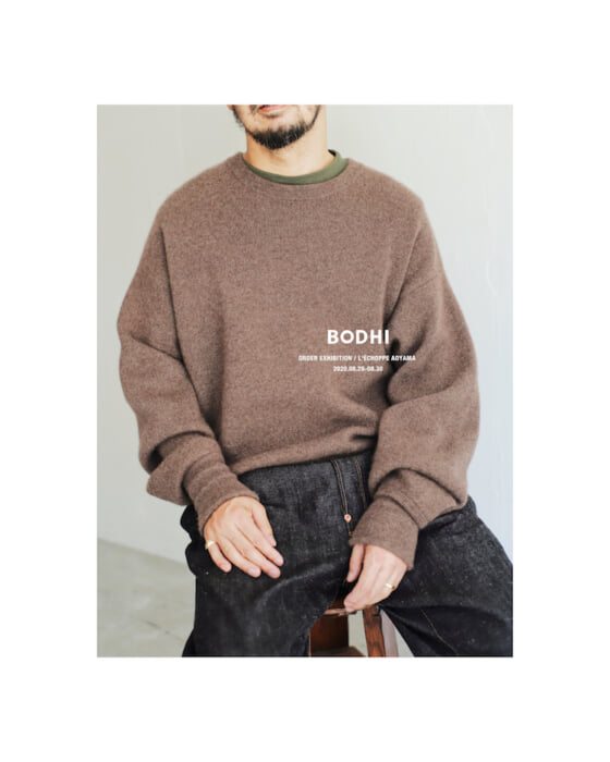 Bodhi, which advocates "the ultimate everyday wear," will hold an order-taking event. The stage is set at RECHOP Aoyama. The event offers a glimpse of their insatiable spirit of pursuit.