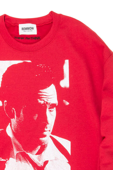 岡田義徳を迎えたバウワウの新ラインTHINK Re:THINKがローンチ。ファーストコレクションはお馴染みのあの映画をサンプリング。