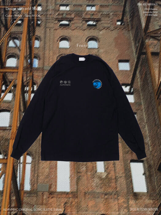 好評を博すアルマニアックのオリジナルT。今回は万能の天才をフィーチャーしました。