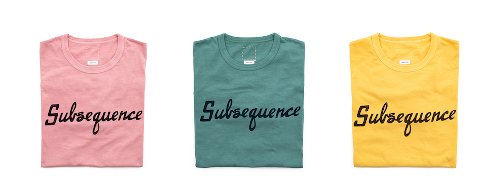 subsequence JUMBO TEE S/S サブシークエンス