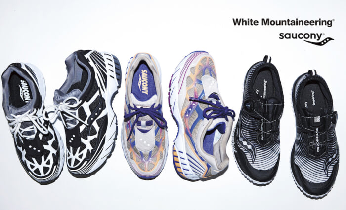 ホワイトマウンテニアリングが味付けしたコラボシューズ！近未来的なサッカニー。それとミニマルなダナー。