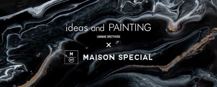 アイデアズ アンド ペインティング×メゾンスペシャルの着るアートピース。ドローイングイベントも開催!