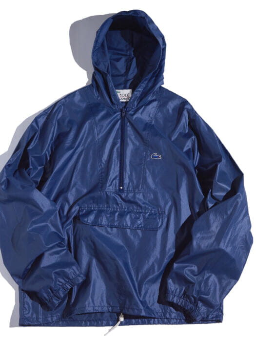 ラコステのアメリカ企画アノラック。古着でしか手に入らない貴重な一着です。