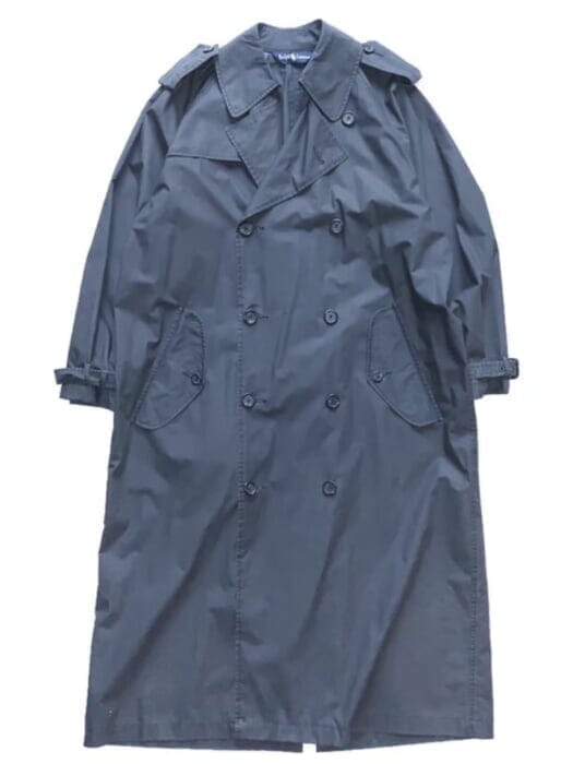 A smoky trench coat that can't be left in the corner. It is an instant winner.