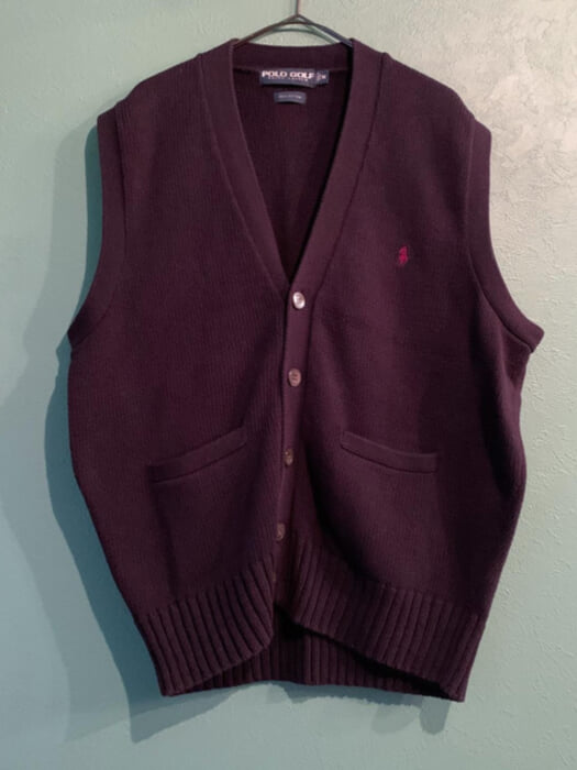 The season of knit vests has arrived.