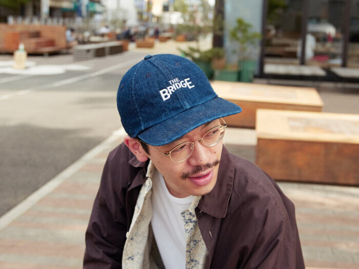 A Japanese denim cap that Sarutahiko Coffee wants to wear.' 47 and Canton Overols' handiwork is shining.