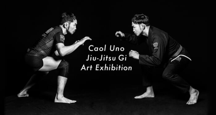 Kaoru Uno turns jiu-jitsu wear into art. He is flanked by Tomoo Gokita, Kumi Kosuge, Shu Murakami, and Levi's®.