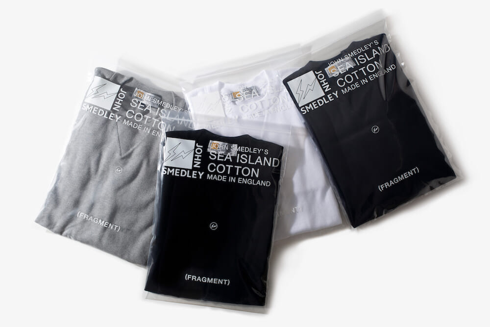 fragment design john smedley パックニットTシャツ