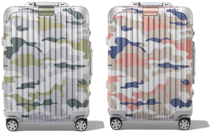 さまざまな風景に馴染むスーツケース!? リモワが提案するのは旅に相応しいカモフラージュ柄。