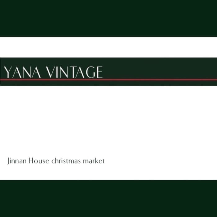 Merry “Dig”ristmas！ジンナンハウスで開催中のクリスマスマーケットに、話題のヤナヴィンテージが出店します。