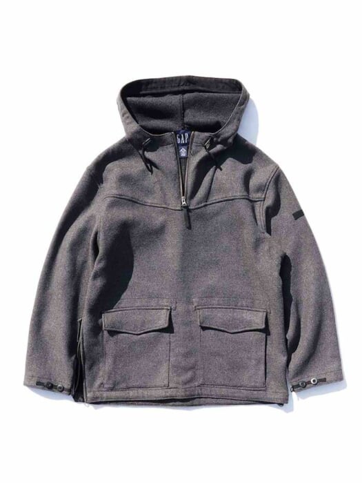 90's gap melton anorak with lots of detail.