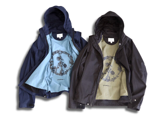 袖を通せばアノニマス、ハンガーに掛ければアートピース。イッテン×コラージュアーティスト河村康輔の巧妙な仕掛けが光ります。