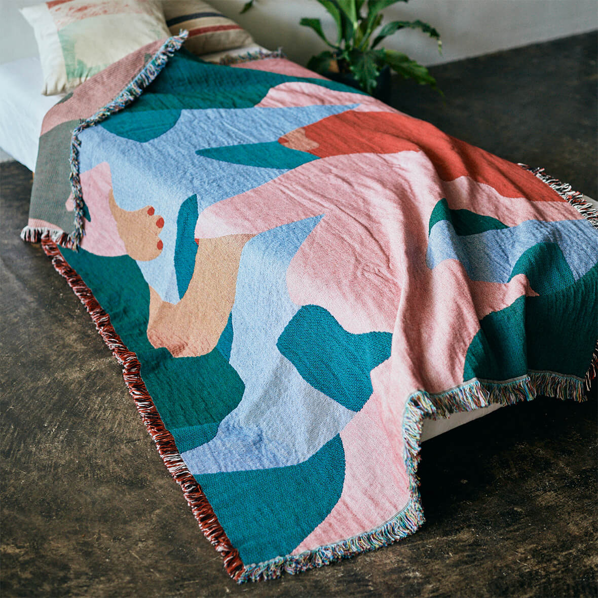 clr ベットスロー ブランケット 緩 