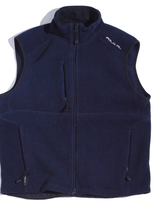 Between outerwear and innerwear, Ralph's one good fleece vest is a great choice.