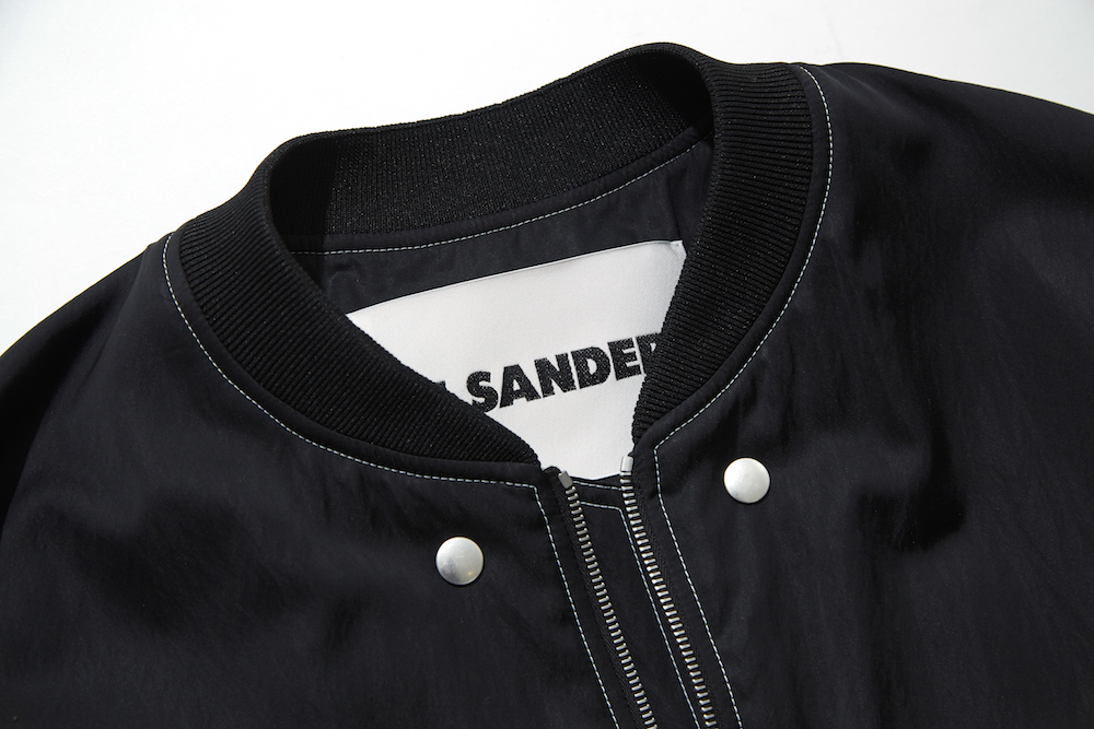 保存版】 JIL SANDER ジルサンダー サテン ブルゾン ジャケット