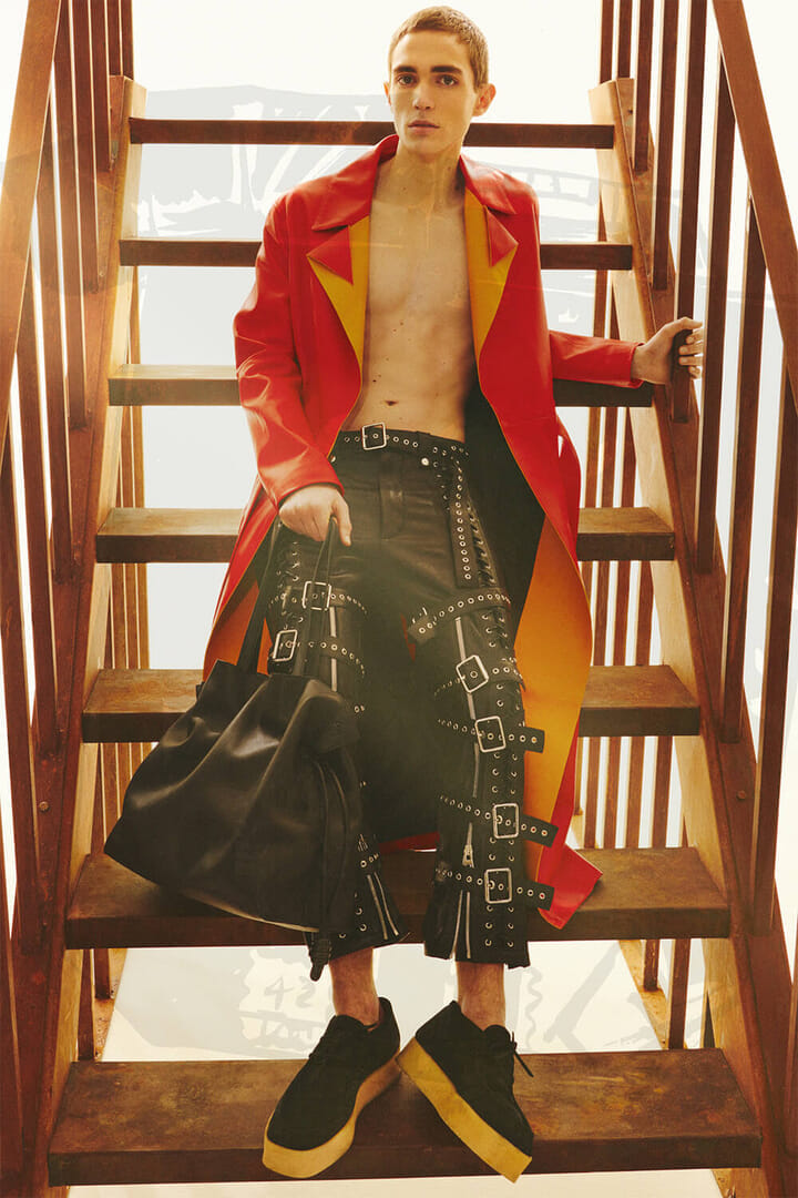 LOEWE ラムレザー シルク シャツ キャメル 40サイズ スペイン製 中古・古着通販】LOEWE (ロエベ) オールドアグラム刺繍