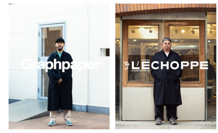 歴史と誇りを背中に刻んだ、グラフペーパーとレショップのコラボが実現。両店の一日店長も必見です。