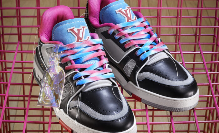 Upcycling the Virgil Abloh way. Louis Vuitton's classic sneaker is reborn!