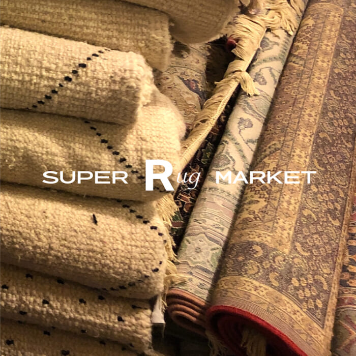 Be intoxicated by the exotic atmosphere. Rugs from Morocco will be on display at Super A Market in Aoyama and Shinjuku.