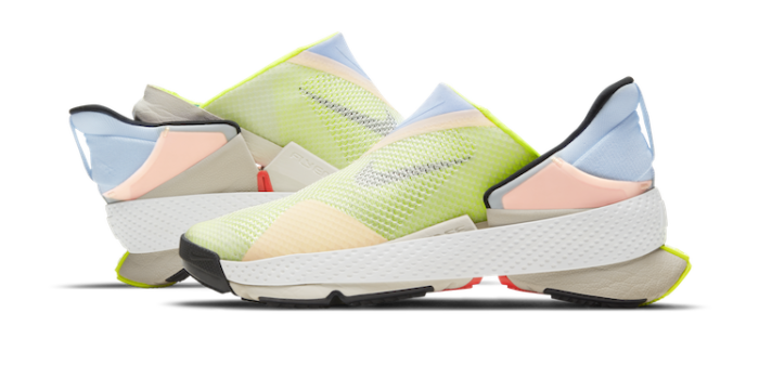 Nike moves forward in footwear history. A new product that can be put on and taken off completely hands-free has been unveiled.